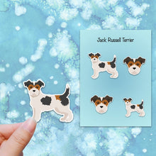 Load image into Gallery viewer, Jack Russell Terrier (wirecoat) Vinyl Sticker Set
