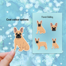 Load image into Gallery viewer, French Bulldog Vinyl Sticker Set