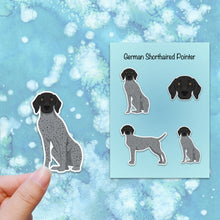 Load image into Gallery viewer, German Shorthaired Pointer Vinyl Sticker Set