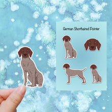 Load image into Gallery viewer, German Shorthaired Pointer Vinyl Sticker Set