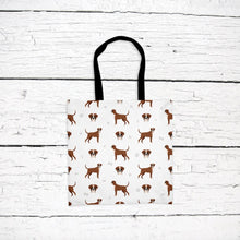 Load image into Gallery viewer, Boxer pattern tote bag