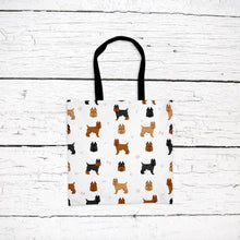 Load image into Gallery viewer, Brussels Griffon pattern tote bag