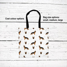 Load image into Gallery viewer, German Shepherd Dog pattern tote bag