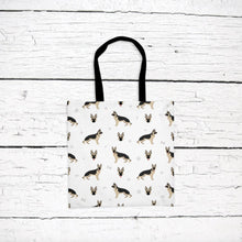 Load image into Gallery viewer, German Shepherd Dog pattern tote bag