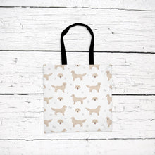 Load image into Gallery viewer, Golden Retriever pattern tote bag