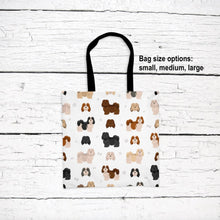 Load image into Gallery viewer, Havanese pattern tote bag