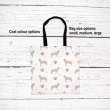 Load image into Gallery viewer, Labrador Retriever pattern tote bag