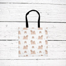 Load image into Gallery viewer, Lhasa Apso pattern tote bag