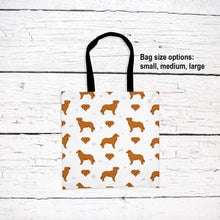Load image into Gallery viewer, Nova Scotia Duck Tolling Retriever pattern tote bag
