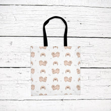 Load image into Gallery viewer, Pekingese pattern tote bag