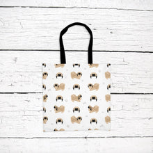 Load image into Gallery viewer, Pekingese pattern tote bag