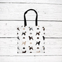 Load image into Gallery viewer, Portuguese Water Dog pattern tote bag