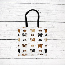 Load image into Gallery viewer, Shih Tzu pattern tote bag