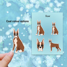 Load image into Gallery viewer, Boxer (cropped and docked) Vinyl Sticker Set