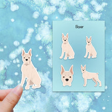 Load image into Gallery viewer, Boxer (cropped and docked) Vinyl Sticker Set