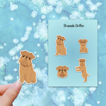 Load image into Gallery viewer, Brussels Griffon Vinyl Sticker Set