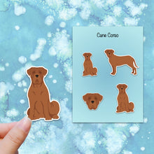 Load image into Gallery viewer, Cane Corso (natural) Vinyl Sticker Set
