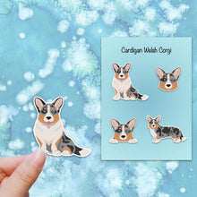 Load image into Gallery viewer, Cardigan Welsh Corgi Vinyl Sticker Set