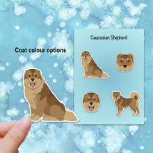 Load image into Gallery viewer, Caucasian Shepherd Vinyl Sticker Set