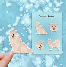 Load image into Gallery viewer, Caucasian Shepherd Vinyl Sticker Set
