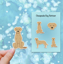 Load image into Gallery viewer, Chesapeake Bay Retriever Vinyl Stickers Set