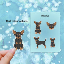 Load image into Gallery viewer, Chihuahua (shorthair) Vinyl Sticker Set