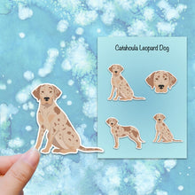 Load image into Gallery viewer, Catahoula Leopard Dog Vinyl Sticker Set