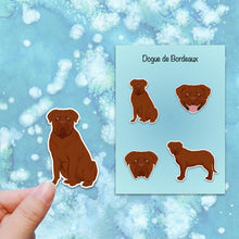 Load image into Gallery viewer, Dogue de Bordeaux Vinyl Sticker Set