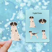 Load image into Gallery viewer, English Pointer Vinyl Sticker Set