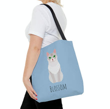 Load image into Gallery viewer, Cat Lover's Tote Bag personalized