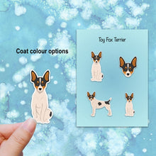 Load image into Gallery viewer, Toy Fox Terrier Vinyl Sticker Set