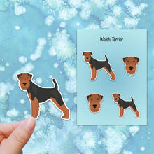 Load image into Gallery viewer, Welsh Terrier Vinyl Sticker Set