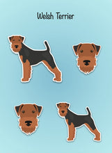 Load image into Gallery viewer, Welsh Terrier Vinyl Sticker Set