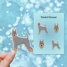 Load image into Gallery viewer, Standard Schnauzer Vinyl Sticker Set