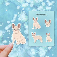 Load image into Gallery viewer, French Bulldog Vinyl Sticker Set