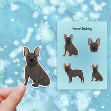 Load image into Gallery viewer, French Bulldog Vinyl Sticker Set