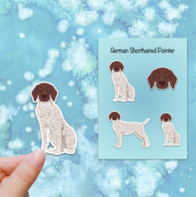 Load image into Gallery viewer, German Shorthaired Pointer Vinyl Sticker Set