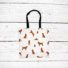 Load image into Gallery viewer, Bloodhound pattern tote bag