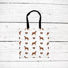 Load image into Gallery viewer, Boxer pattern tote bag