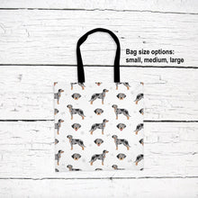 Load image into Gallery viewer, Catahoula Leopard Dog pattern tote bag
