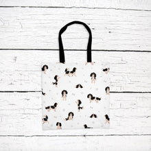 Load image into Gallery viewer, Cavalier King Charles Spaniel pattern tote bag