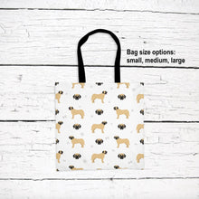 Load image into Gallery viewer, English Mastiff pattern tote bag
