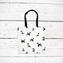 Load image into Gallery viewer, Portuguese Water Dog pattern tote bag