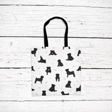 Load image into Gallery viewer, Pug pattern tote bag