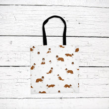 Load image into Gallery viewer, Rough Collie pattern tote bag