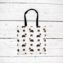 Load image into Gallery viewer, Shetland Sheepdog pattern tote bag