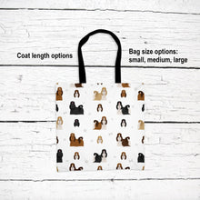 Load image into Gallery viewer, Shih Tzu pattern tote bag