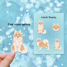 Load image into Gallery viewer, Icelandic Sheepdog Vinyl Sticker Set