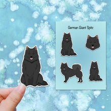 Load image into Gallery viewer, German Giant Spitz Vinyl Sticker Set