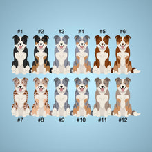 Load image into Gallery viewer, Border Collie tote bag personalized